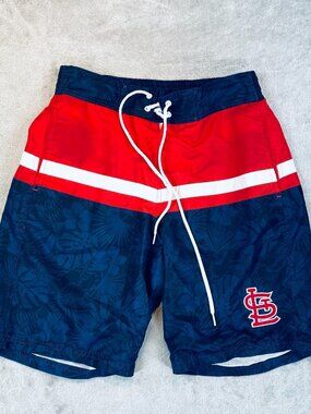 Genuine Merchandise MLB St. Louis Cardinals Baseball Shorts Mens Small Red Blue